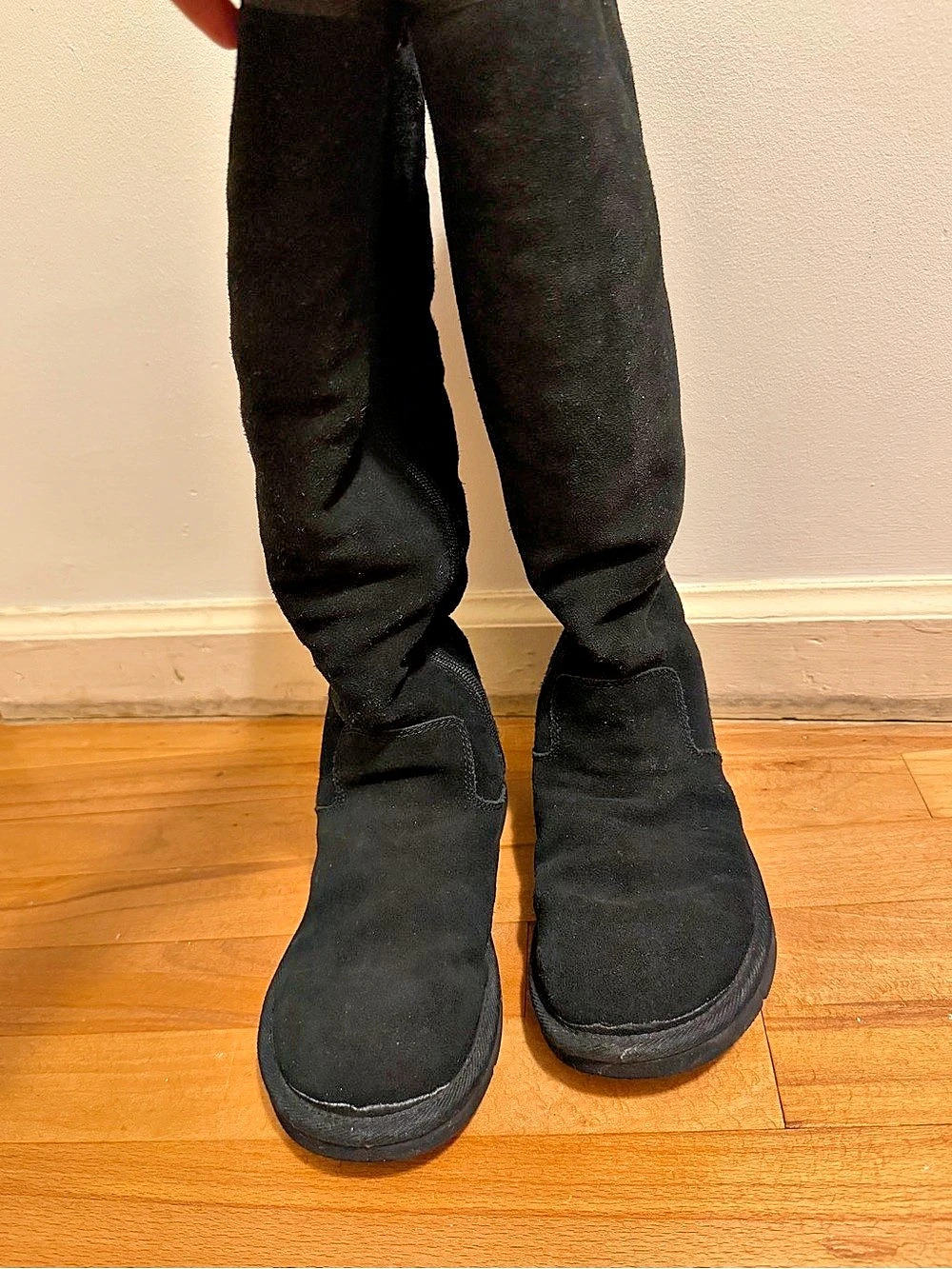 UGG Seldon Suede Tall Boot Tall Black Suede Boots
